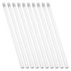 DIYEAH 10pcs White Woodworking Pencils for Construction and School Use, Suitable for Marking and Lettering, Portable Carpenter Drawing Pencils with Graphite Lead for Office and Education