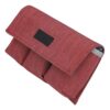 Diyeeni Drone Battery Bag for 2 Mini 4 Pro Avata Series, Portable Nylon Battery Organizer Anti Safe Carrying Case with Hook and Loop for Camera Storage (Brick Red)