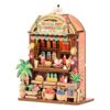 DIY Fridge Magnet Kit, LED Wooden Miniature House Puzzle (RFM23)