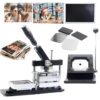 DIY Magnet Making Kit | Custom Fridge Magnet Machine with 100 Supplies & Paper Cutter | Create Personalized Photo Magnets for Crafting & Gift Making