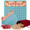 DiyNew Tombola Bingo Game,Tombola Italian Game,Vintage Russian Lotto with number1-90 for Lottery, for up to 24 Players