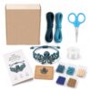 DIY Octopus Beaded Bracelet Making Kit,3D Beaded Animal Kit,Three-Dimensional Beadwork Jewelry Craft Kit with Full-Color Instruction Sheet,for Beginners,Creative Handmade Jewelry Making Gift