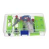 DIY Series & Parallel Circuit Experiment Kit, Basic Electric Building Set with Lamp Holders, Battery Boxes & Storage Case for Voltage Current Resistance Principle Exploration