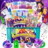 DIY Slime Kit for Girls, Galaxy Wizard Slime Making Kit for Kids, Potion Slime Making Kit with Add-ins, Glimmer Crunchy, Foam Balls, Charms, Glitters, Gift Toys for Boys Girls 3-12