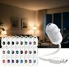 DIYSTAR Growbyways Projection, Mini Galaxy Night Light Projector with Adjustable Angle, Portable Starry Sky Projection Lamp for Bedroom Decor & Relaxing Ambiance