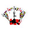 DIYthinker Yoga Girl Stand Keep Outline Symbol Poker Playing Card Classic Game
