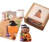 DIY Wool Felt Sewing Kit, Witch Snow Ghost Halloween Handmade Ornament Craft Set, Cute Felt Doll Making Kit for Holiday Home Decor Arts & Crafts Gift ，C