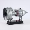 DM121 Turbofan Engine Model Kit, Metal Mechanical Jet Aircraft Engine Unassembled DIY Model 300+ Pcs