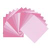 DMiotech 50 Sheets 6x6 Inch Origami Paper Large, 7 Colors Pink Square Origami Paper Easy Fold Double Sided Colored Paper for DIY Arts and Crafts
