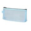 Dnyucen 10Pc Clear Mesh Pencil Case Zipper Pouch for School Office Supplies