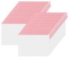 Dnyucen 80Pcs Mesh Zipper Bags for Students, Waterproof Document Storage Pouch for Test Papers