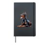 Doberman Design Doberman Hardcover Journal, Black