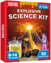 Doctor Jupiter Explosive Science Kit, Chemistry Set for Kids Ages 8-10-12-14 | Birthday Gift Ideas for Boys & Girls 8,9,10+ Years Old | STEM Toy with 10 Experiments | Learning & Educational Projects