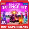 Doctor Jupiter Girls' Super Science Kit for Ages 8-12 | Birthday Gift Ideas for Girls 8,9,10+ Years Old | Chemistry Set with 100+ Experiments