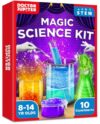 Doctor Jupiter Magic Science Kit, Chemistry Set for Kids Ages 8-10-12-14 | Birthday Gift Ideas for 8+ Boys and Girls | Toy STEM Kit with 10 Science Experiments, Magic Tricks