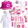 Doctor Kit for Toddlers 3-5 Girls, Kids Doctor Play Set for Pretend Play