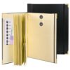 Document Organizer | in Case I Die Binder Organizer with Labels-Black+Khaki