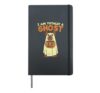 Dog Ghost Costume Shirt Halloween Pumpkin German Shepherd Hardcover Journal, Black