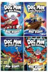 Dog Man Series 11-14 Collection 4 Books Set By Dav Pilkey (Twenty Thousand Fleas Under the Sea, The Scarlet Shedder, Big Jim Begins, Big Jim Believes)