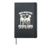 Dogo Argentinos Are Like Potato Chips Funny Quote Hardcover Journal, Black