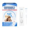 Dog Pregnancy Test Kit at Home, Fast Results in 15 Minutes, Easy to Use Canine Test, Safe and Hygienic Design