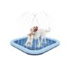 Dog Toys, Pool Splashs Pad, Babies Sprinkler for Kides, Cooling Mat Dogs, Outdoor Pad Kides Ages 4-8, Water Fountain Sprinkler, Pools Large Foldable Sprinklers Yard, Yard Bath Fountain Outdoor