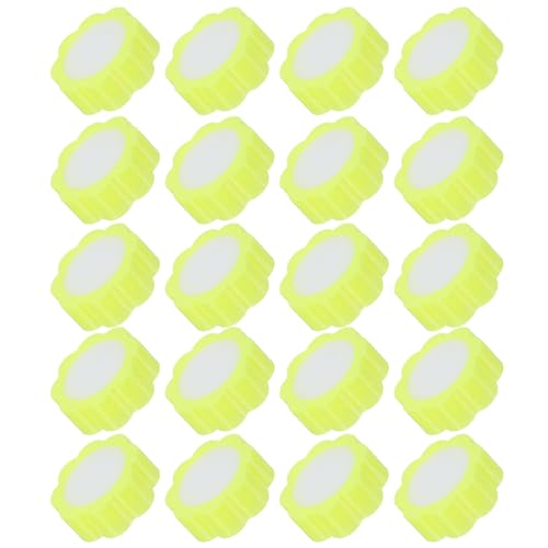 DOITOOL 24pcs Finger Moistener Sponge for Money Counting and Paper Sorting, Ergonomic Floral Shape Plastic and Sponge Material, Easy to Use Versatile Finger Wetting Pad for Banks