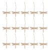 DOITOOL 50 Sets of Unfinished Wood Slices for DIY Painting and Craft Projects, Khaki Wooden Chips that Can be Painted and Decorated, for Art and Craft Projects or Wall Decor