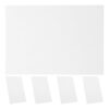DOITOOL Artist Canvas Boards and Wood Backing with Finely Textured Cotton Surface 5pcs X10 Inch White Resists Water Absorption and Color Bleeding for Painting for Acrylic Paint, Oil