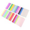 DOITOOL Card and Colors, Projects DIY Crafts, 30 Family Color Assorted 120pcs Colored Paper Sheets with Matte Cardstock Surface Enhanced Foldability Flexibility for Random School