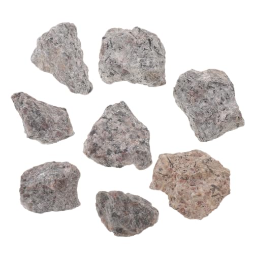 DOITOOL Glowing Stones for Garden and Aquarium Ornament, Natural Mineral Ore Rough Unpolished Stone UV Fluorescent Glow, Ideal for Water Landscaping and Classroom Demonstrations
