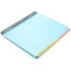 DOITOOL Plastic Document Folder Organizer with 12 Inner Pages Multi-Function Filing Folder for Organizing Documents Suitable for Homes and Schools