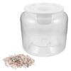 DOITOOL Portable Plastic Turtle Tank with Impact Resistant Design and Easy to Clean Features, for Desk Reptile Feeding Box and Classroom Pet Habitat