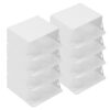 DOITOOL Whiteboard Marker Holder Abs Material 8pcs with Strong Suction Cup Dry Erase Marker Storage Container, Firmly Attached to Glass Whiteboard Surfaces for Office and Classroom Use