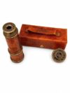 Dollond London Antique Brass Nautical Telescope Spyglass 41.9cm