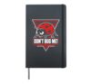 Dont Bug Me! Funny Ladybird Beetle Insect Joke Saying Hardcover Journal, Black
