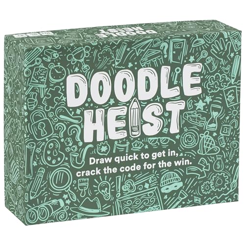 DOODLE HEIST - The Quick Drawing and Deduction Family Party Game for Kids, Teens, College Students, Adults & Families - Perfect for Fun Parties and Board Games Night with Your Group