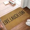 Doormat Welcome Mat Door Mats Outdoor Live Laugh Loaf Indoor for Entryway, Front Door, Funny Classroom Decorations Kitchen 18x30 Inch