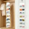 Double-Sided Door Shoes Organizer for 28 Pairs of Baby Shoes Boys Girl