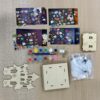 DoubleFill 6 Set Halloween Painting Castle House Crafts Kits DIY Unfinished Wooden Castle with Paint Brush Spider Web String Lights Painting Haunted Kits for Party Supplies Decor