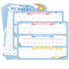 Double Sided Number 1-120 Line Dry Erase Board 12" x 9" Number Line Ten Frame Math White Board Multiplication Flash Cards for Classroom Supplies