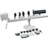 Double Slit Light Interference Diffraction Polarization Physics | 80cm Calibrated Optical Rail Experiment Kit, Newton Ring Young