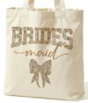 Dovridge Bridesmaid Proposal Gifts Tote Bag from Bride, Bridesmaid Tote Bag