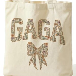 Dovridge Grandma Gifts Tote Bag, Boho Gaga Tote Bag from Granddaughter