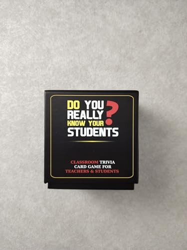 Do You Really Know Your Students? Classroom Trivia Card Game for Teachers & Students | Build Engagement, Stronger Connection & Classroom Culture | Icebreakers, SEL Activities & Brain Breaker