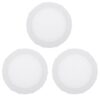 DRAFIDEEP 3pcs Round Art Panels for Oil Painting and Acrylics Fine Linen Canvas Boards Built for Permanence and Stability for Indoor Art Drawing and DIY Painting for Students and Hobbyists