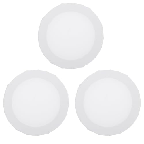 DRAFIDEEP 3pcs Round Art Panels for Oil Painting and Acrylics Fine Linen Canvas Boards Built for Permanence and Stability for Indoor Art Drawing and DIY Painting for Students and Hobbyists