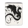 Dragon Tail Graphics Book Sleeve with Front Pocket 11.8"X9", Waterproof Oxford Protector Case for Hardcover Paperback Journal for Travel Office