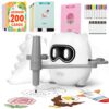 Drawing Robot Toy for Kids Ages 3 4 5 6 7 8, with 200 Cards, Voice Interactive Doodle Bot, Montessori Educational Painting Machine, Learning Art Toy for Boys Girls, Gift Idea