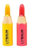 Dream Crayon Lip Balms, Crayon-Shaped Moisturizing Lip Care, Assorted Fruit Flavors, Glossy Finish 2-Pack
